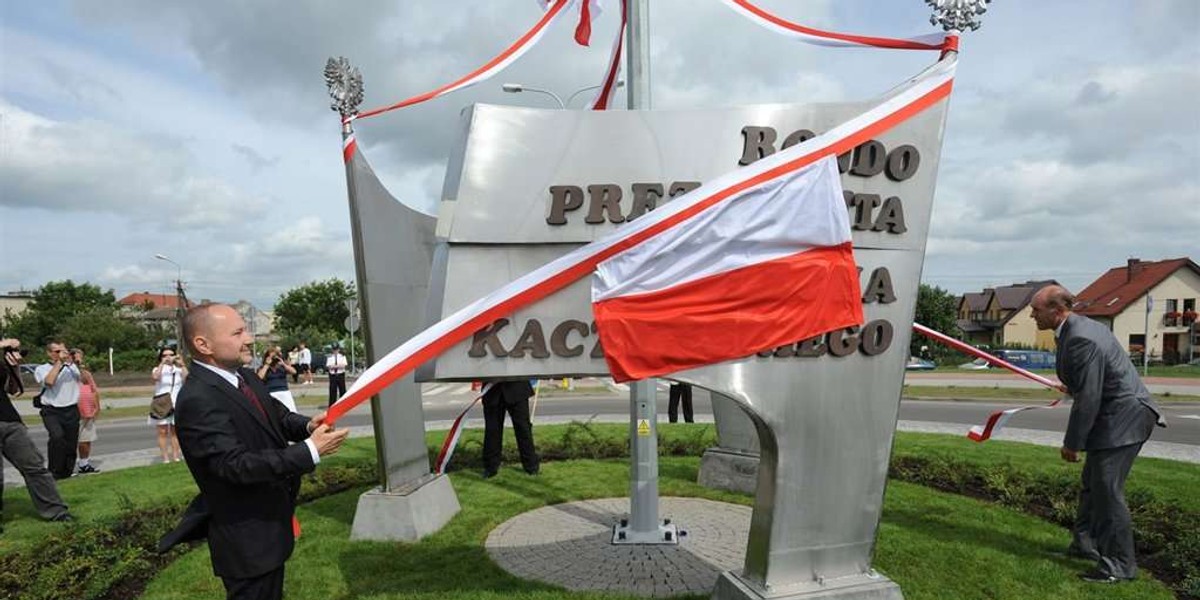 Rondo Kaczyńskiego na 30-lecie "Solidarności". Foto