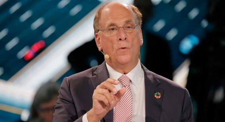 BlackRock's Larry Fink.AP