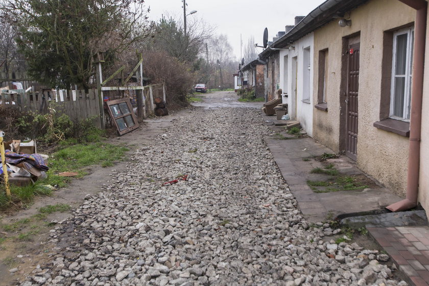 Miejsce po chodniku na ul. Sulechowskiej w Poznaniu