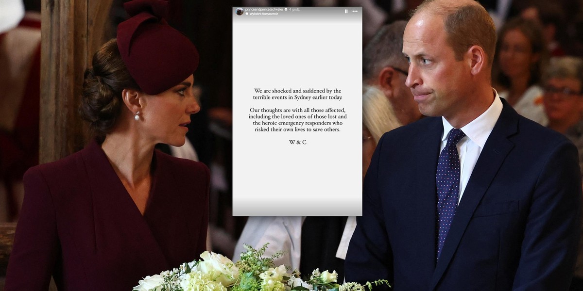 Księżna Kate i książę William.