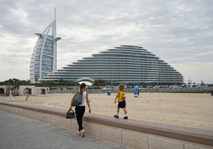Hoteli Burdž al Arab i Džumejra Marsa al Arab u Dubaju, Emirati, 12. marta