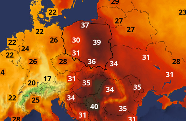 Ekstremalne upały wracają do Polski. Prawie 40 stopni. Prognoza na 15 sierpnia