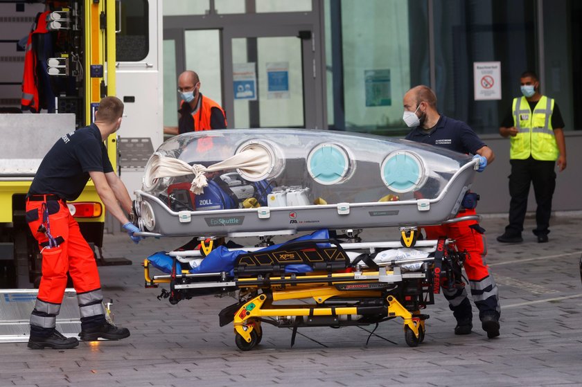 Nawalny został przetransportowany do kliniki Charite w Berlinie