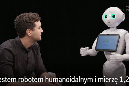 Wywiad z Pepper - humanoidalnym robotem, który ma nowe umiejętności