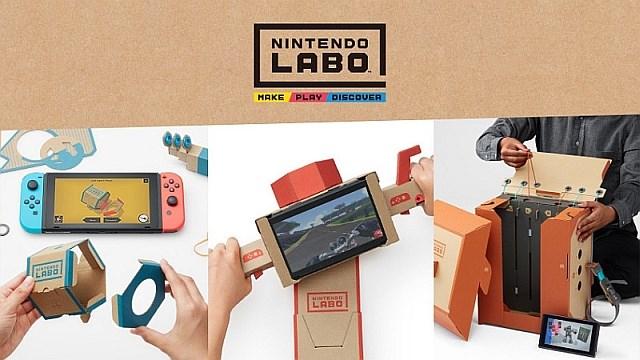 Nintendo Labo - kartonowe gadżety dla Nintendo Switcha