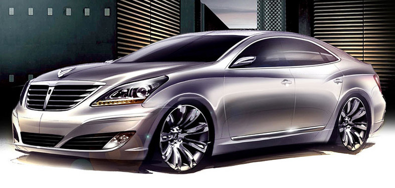 Hyundai Equus – szkice nowej luksusowej limuzyny