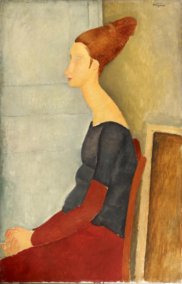 Amedeo Modigliani, ,,Jeanne Hebuterne,  1918 f