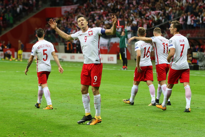 Polska - Kazachstan. Pilka nozna. FIFA Worl Cup 2018. Qualifying round. Warszawa 2017.09.04