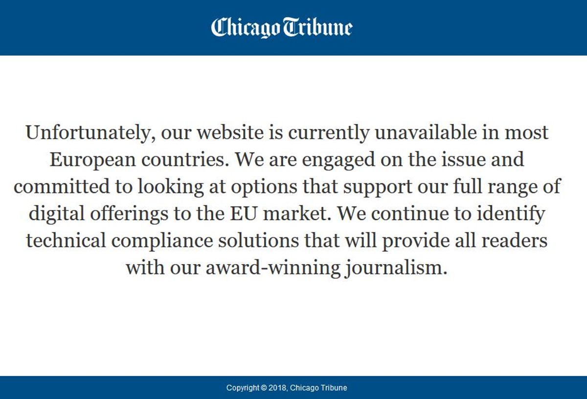 Strona Chicago Tribune