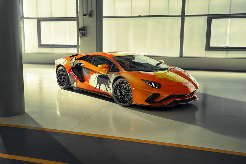 Lamborghini Aventador S w interpretacji zajmującego się streetartem Skylera Greya