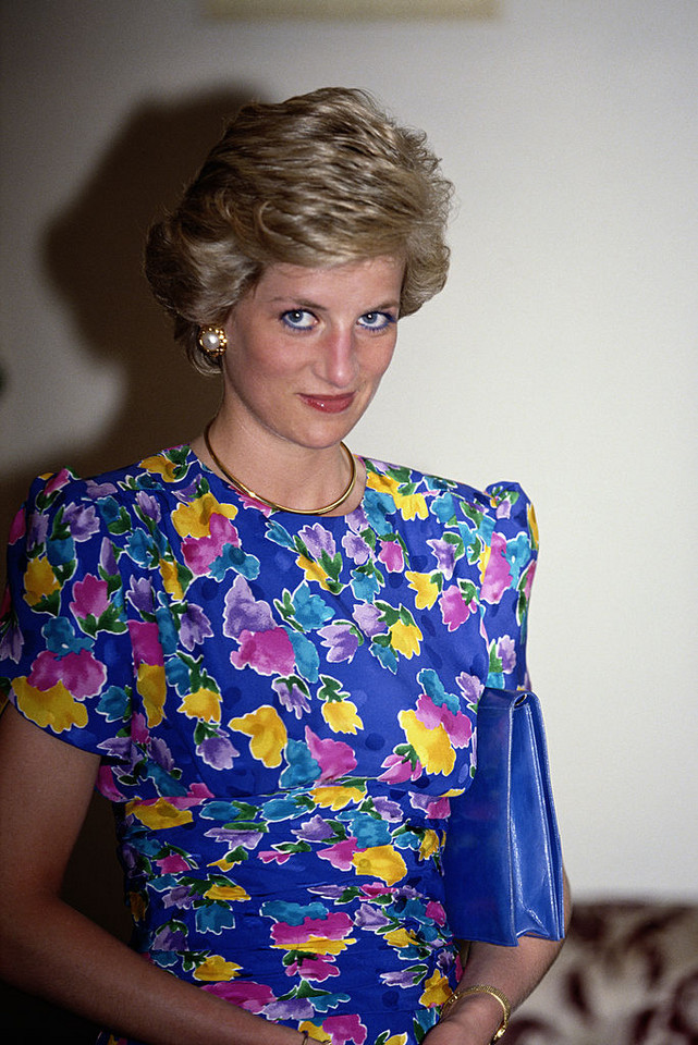 Księżna Diana w Lagos, w Nigerii w 1990 r.
