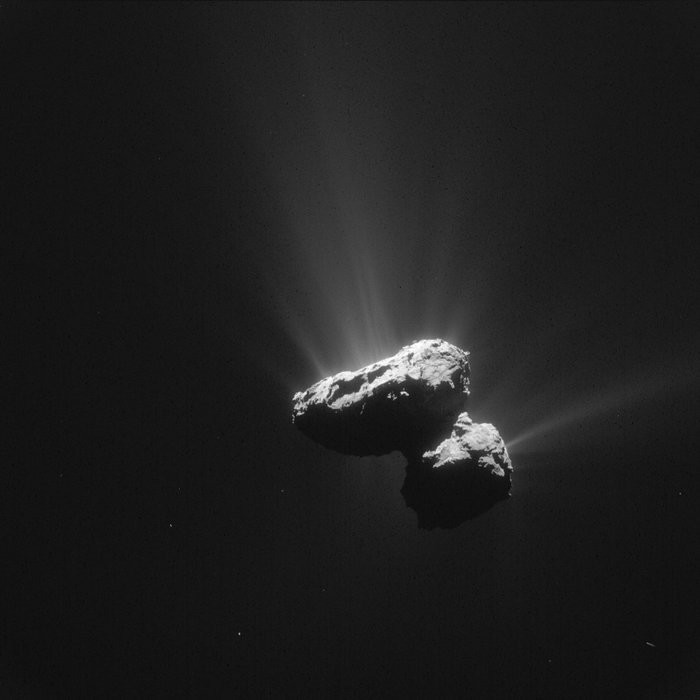 Zdjęcie komety zrobione 14 lipca