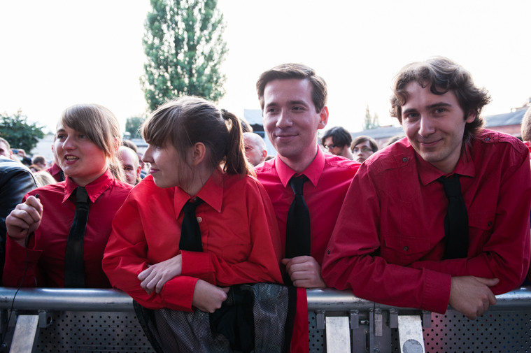 Koncert Kraftwerk - Poznań Malta Festival - publiczność (fot. Monika Stolarska /Onet)