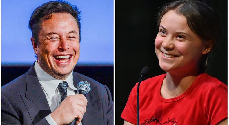 Elon Musk says Greta Thunberg is cool.Getty Images