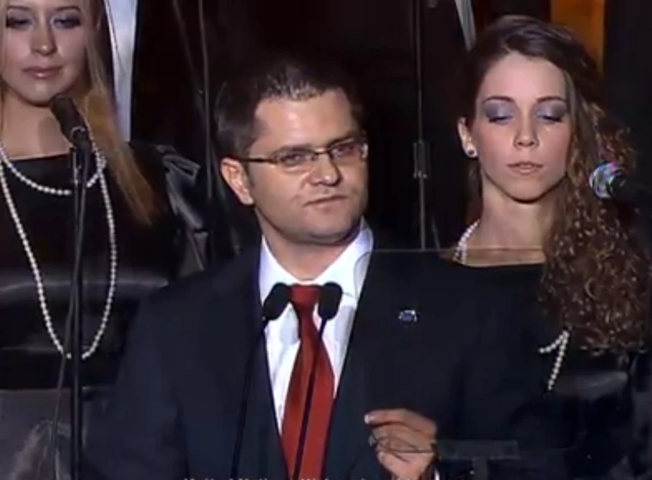 Vuk Jeremić na proslavi u Njujorku