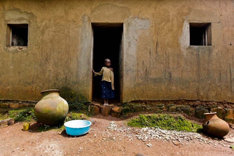 Pigmeje z dżungli w Afryce