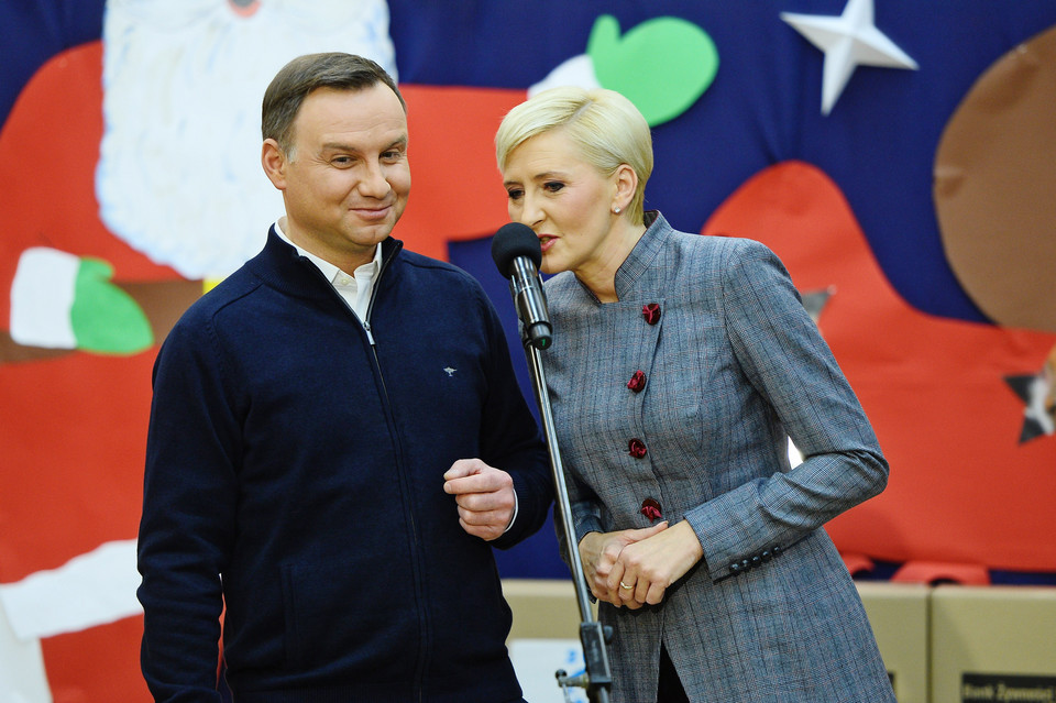 Andrzej Duda i Agata Duda wspierają Banki Żywności