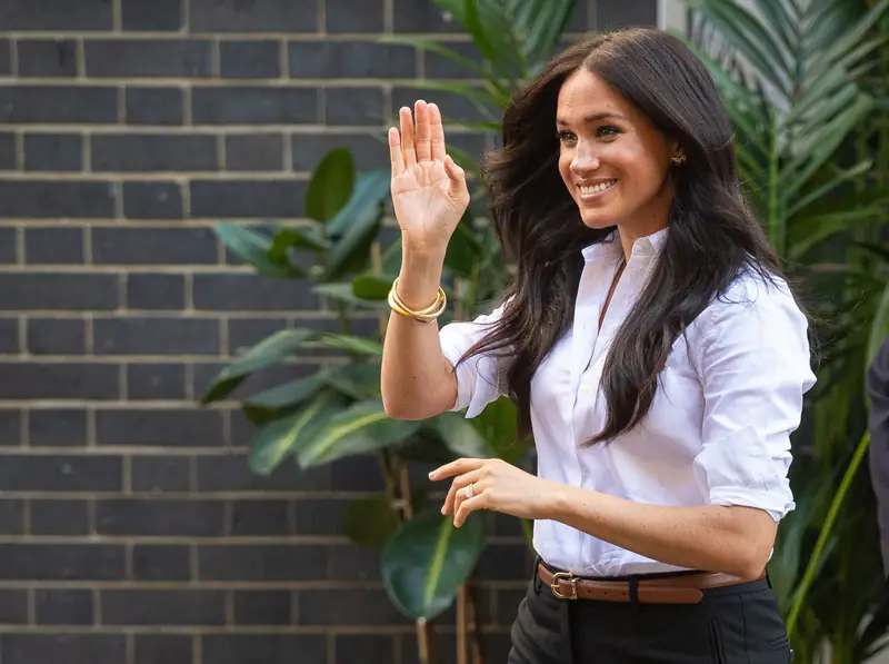 Meghan Markle w ubraniach własnej kolekcji / Dominic Lipinski - PA Images  GettyImages 