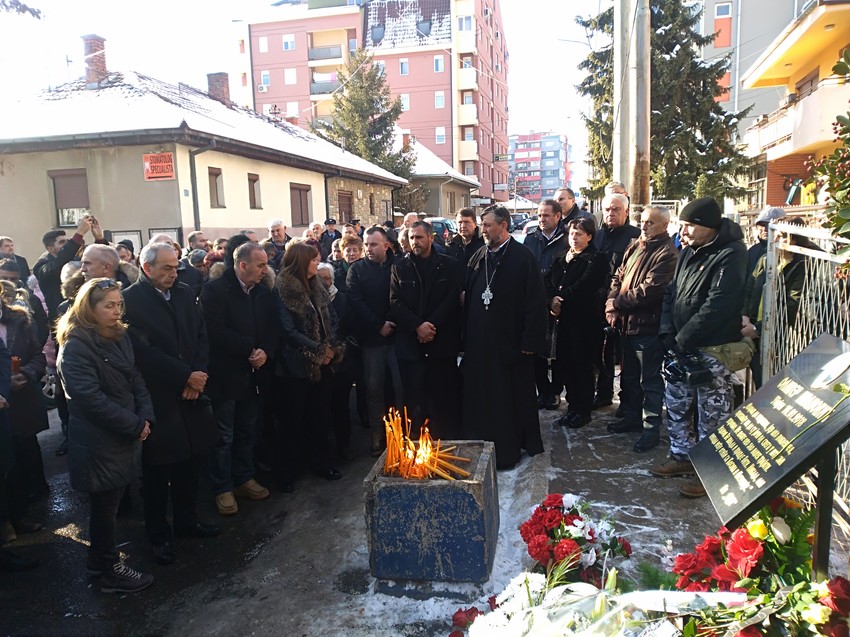 Pomen Oliveru Ivanoviću u Kosovskoj Mitrovici