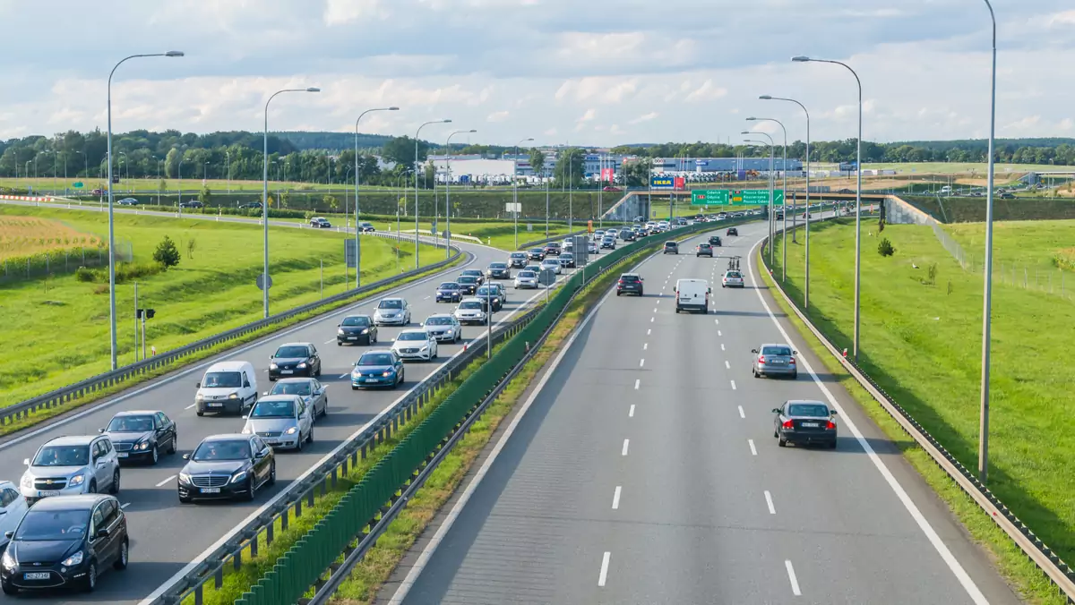 Ruch na autostradzie A1