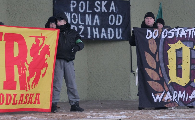 EŁK PO ZABÓJSTWIE I ZAMIESZKACH. NARODOWCY MANIFESTUJĄ