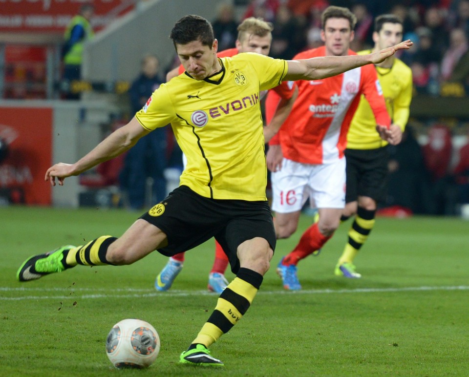 FSV Mainz - Borussia Dortmund: egzekutor Lewandowski dał ...