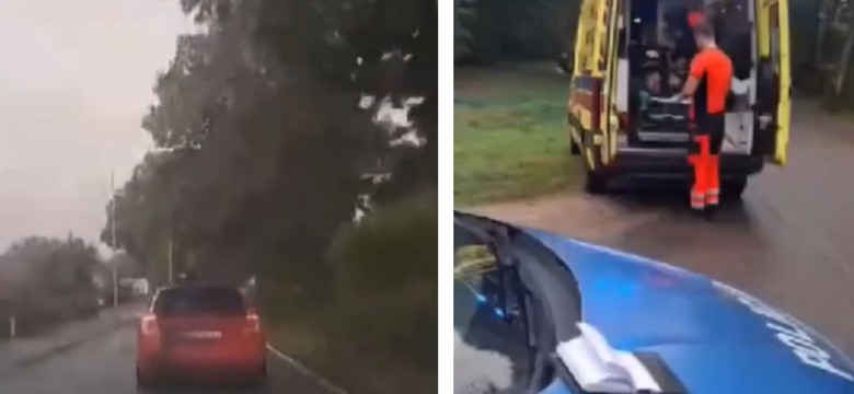 Na widok policji rzucił się do ucieczki. Szokujące, co działo się potem [WIDEO]