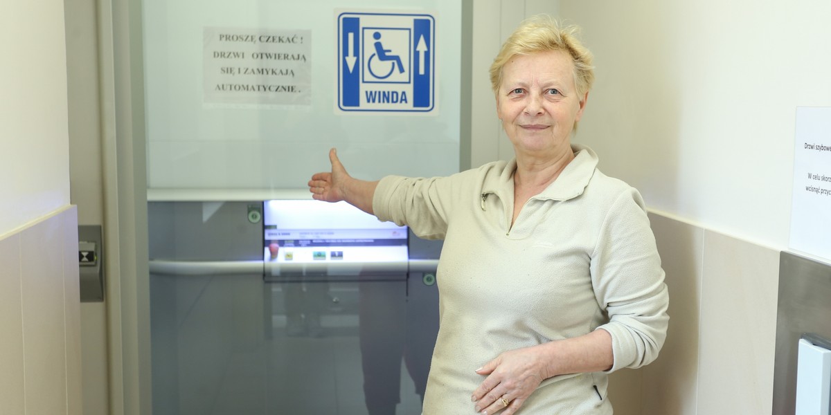 Barbara Poświatowska (62 l.), mieszkanka bloku przy ul. Lasek Brzozowy: