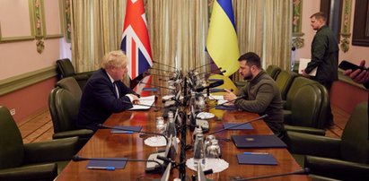 Boris Johnson spotkał się z Zełenskim. Obiecał dozbroić Ukrainę 