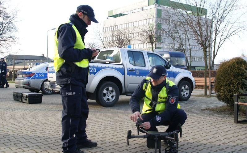 Świętokrzyska policja z dronem