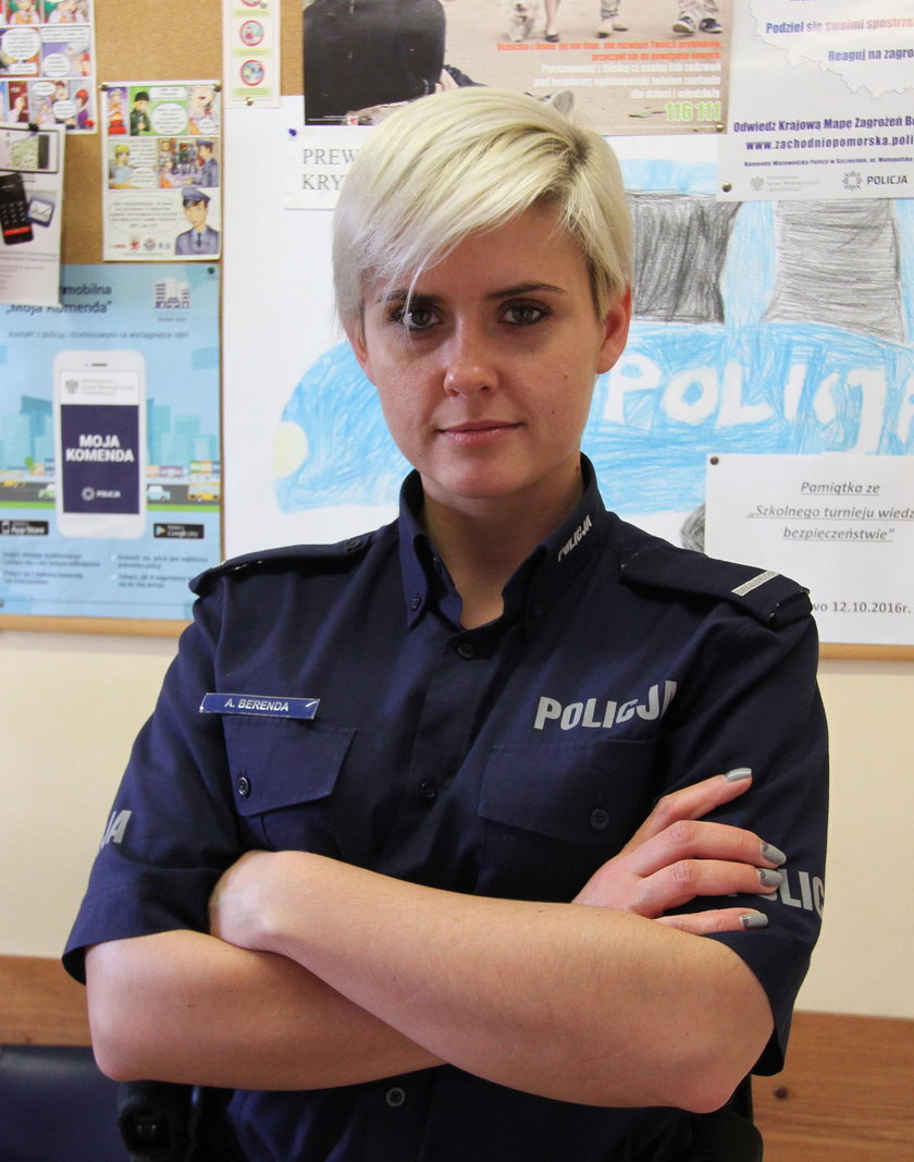 Aleksandra Berenta, rzecznik policji w Kamieniu Pomorskim