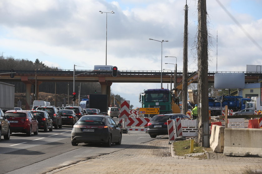 Uwaga, od czwartku 27 lutego utrudnienia na obwodnicy w Gdyni i węźle Wielki Kack