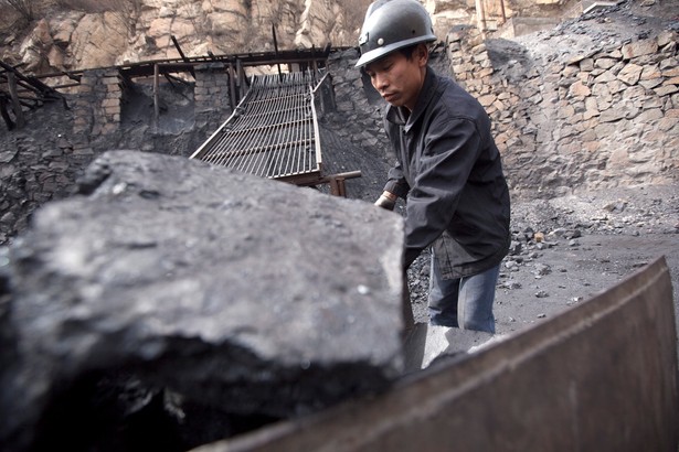 Kopalnia węgla w prowincji Shanxi, Chiny. Fot. 1, mat. Bloomberg