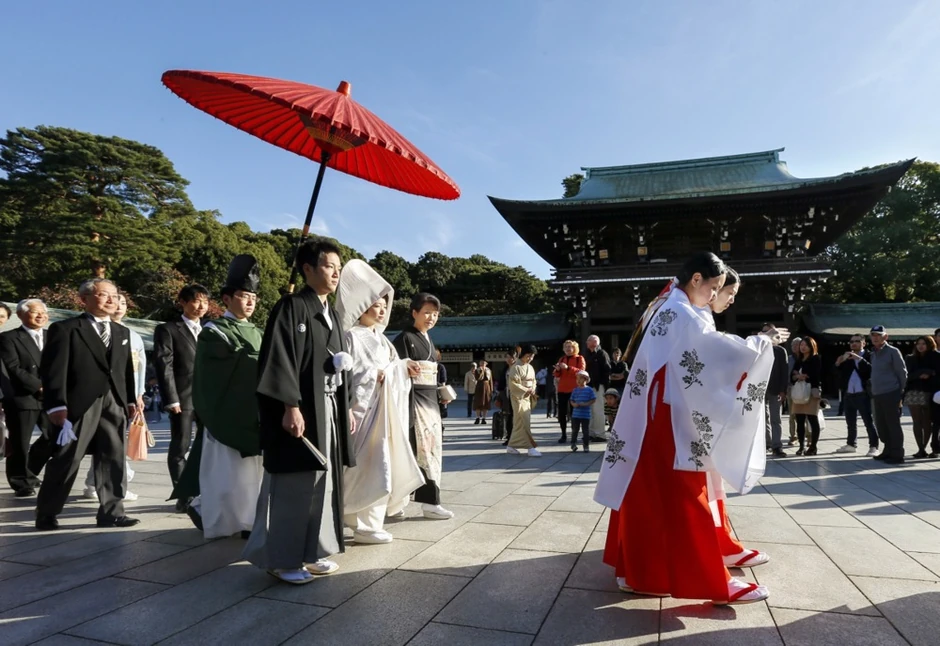 Japan je i dalje jedina zemlja u svetu koja zahteva od supružnika da koriste isto ime (foto: venčanje u Tokiju)