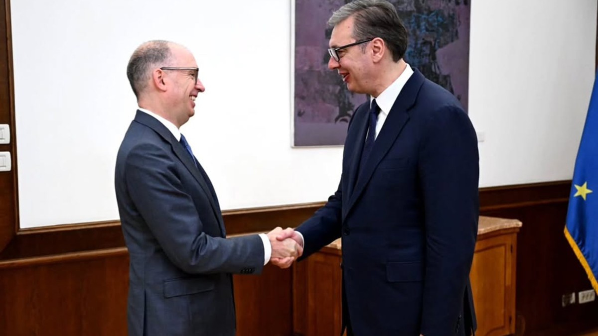 Aleksandar Vučić i Nils Anen