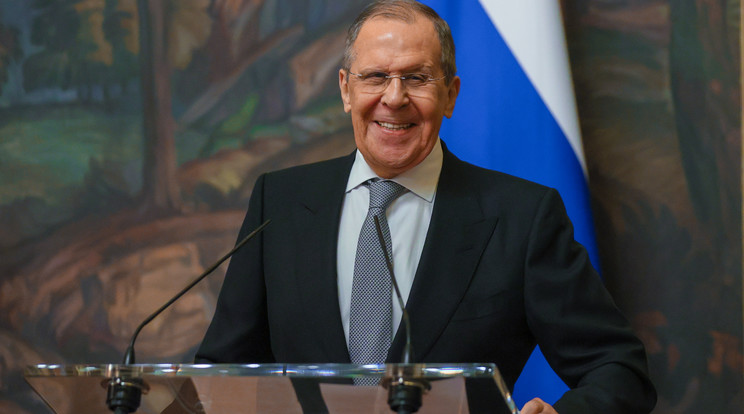 Szergej Lavrov orosz külügyminiszter / Fotó: MTI/EPA/Az orosz külügyminisztérium sajtószolgálata