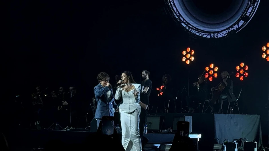 Džejla Ramović na koncertu Jakova Jozinovića