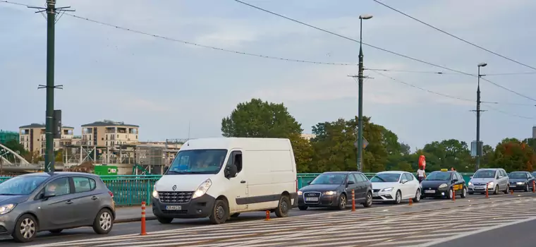 Kraków stanął w korkach — ruszył remont ronda Matecznego