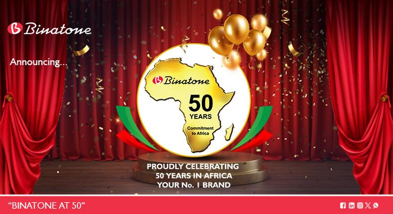 Binatone’s 50th Anniversary in Africa Logo Unveil: 50 years commitment to Africa