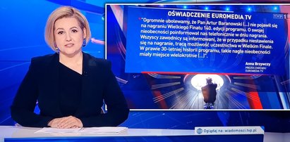 TVP tłumaczy nieobecność rekordzisty "1 z 10" w finale. Mają dla niego nietypową propozycję