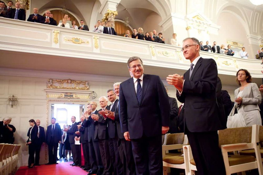 Prezydent z mamą w delegacji