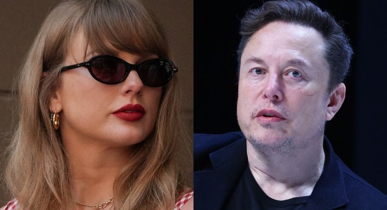 Fine Taylor  you win  I will give you a child and guard your cats with my life, Elon Musk wrote in an X post on Wednesday morning.Timothy A. Clary/AFP via Getty Images; Marc Piasecki via Getty Images