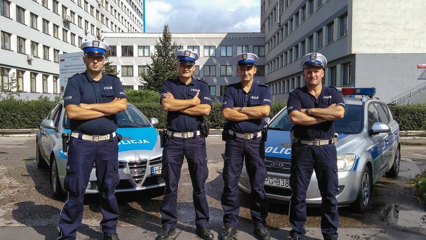 Mama małego Janka płakała z bólu. Z pomocą ruszyli policjanci