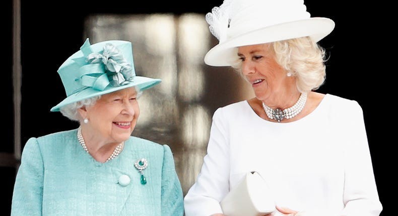 Queen Elizabeth II and Camilla, Queen Consort, in 2019.Max Mumby/Getty Images