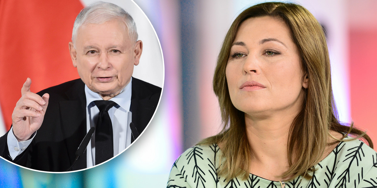 Beata Sadowska zareagowała na słowa Kaczyńskiego o "dawaniu w szyję" przez młode kobiety