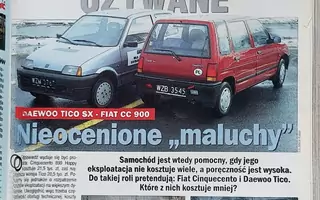 Daewoo Tico kontra Fiat Cinquecento. Za co lubili je Polacy?