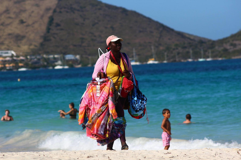 Plaża Orient Bay na Saint Martin