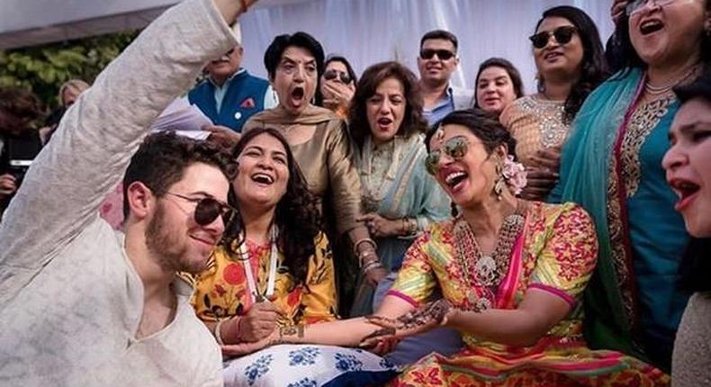 Nick Jonas, Priyanka Chopra and guests at their destination wedding