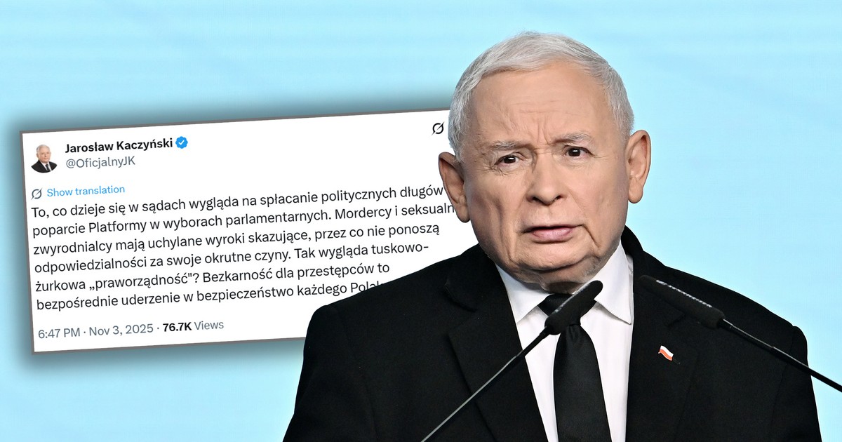 Jarosław Kaczyński nie wytrzymał. Nagle wypalił o sądach. "Spłacanie politycznych długów"