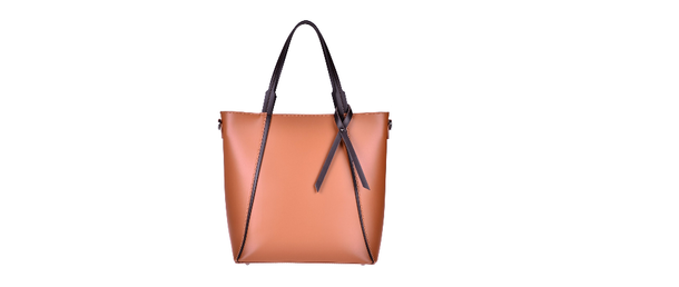 Torebka - Genuine Leather Camel